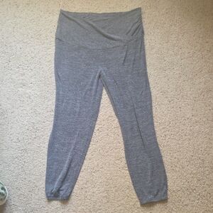 SHEIN Heather Gray Knit Lounge Maternity Pants